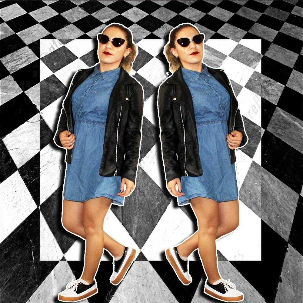 Denim Collared Dress